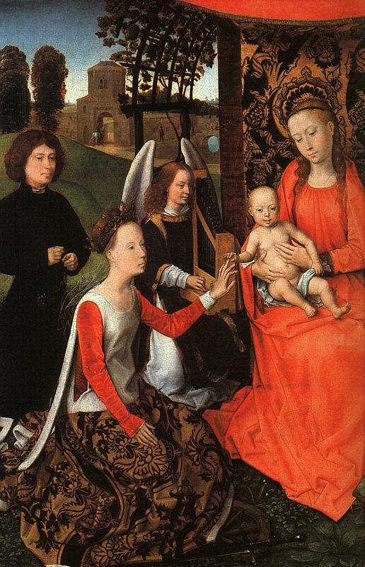 The Marriage of St.Catherine, Hans Memling
